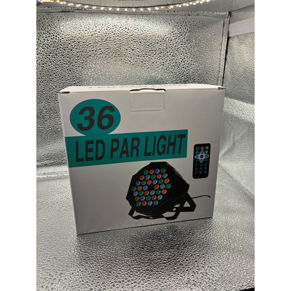 *NEW* 36 LED Par Light RGB Lighting Sound Activated DMX Party DJ 2 pack w remote